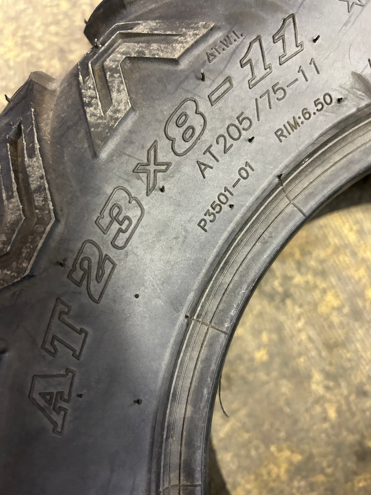 WANDA P3501 BSW AT 23 8 11 38F 6PLY ATV/UTV TIRE WP23811