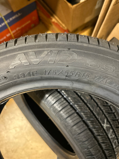 YOKOHAMA AVID S34F BSW P 175 55 15 77V ALL SEASON TIRE 110193314