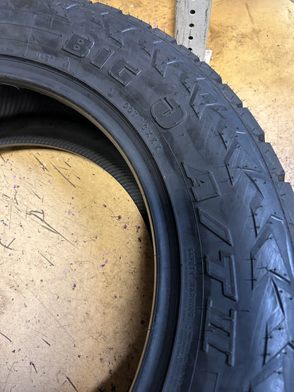 BIG O BIG FOOT A/T II BSW P 275 55 20 117T XL ALL TERRAIN TIRE BIGII2755520