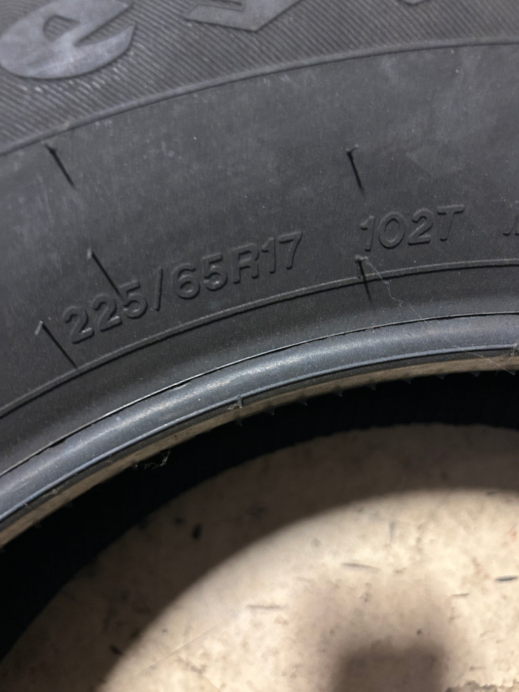 2 NOS FIRESTONE ALL SEASON BSW P 225 65 17 102T TIRE 003019