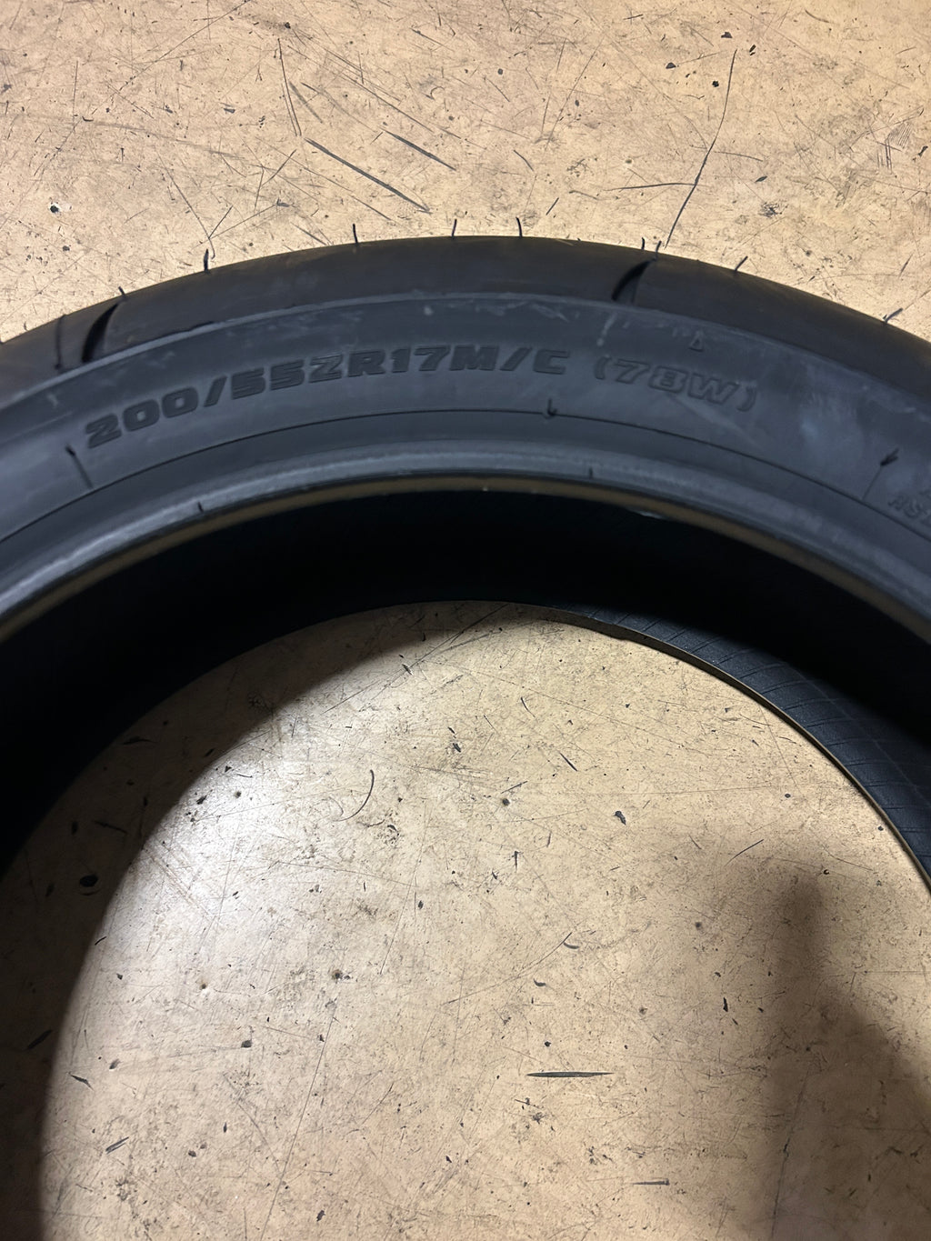 BRIDGESTONE BATTLAX RACING STREET RS11R 200 55 17 78W REAR TIRE 11670