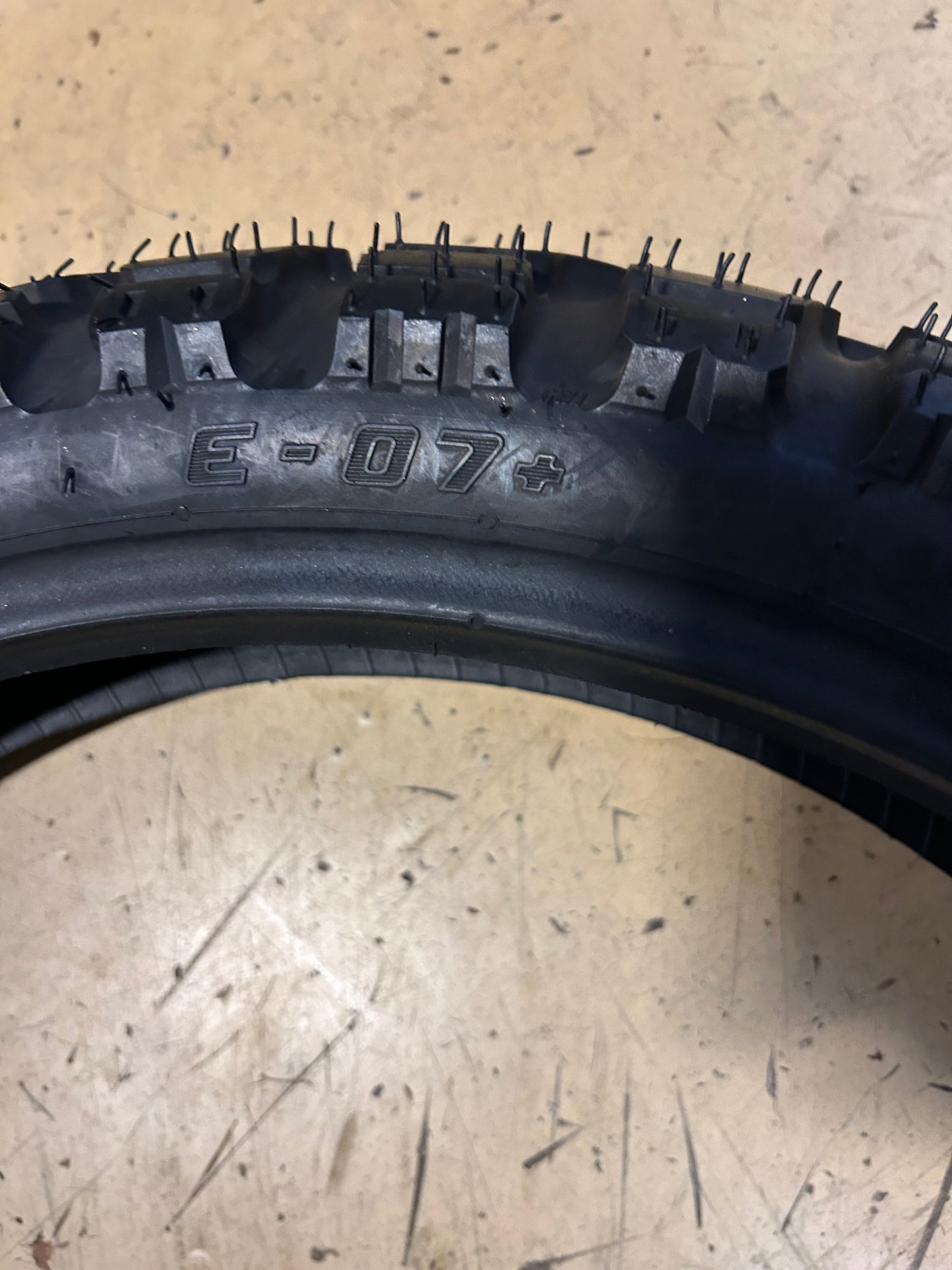 NOS MITAS E-07+ ENDURO TRAIL BSW 120 70 19 60T FRONT MOTORCYCLE TIRE 70001035