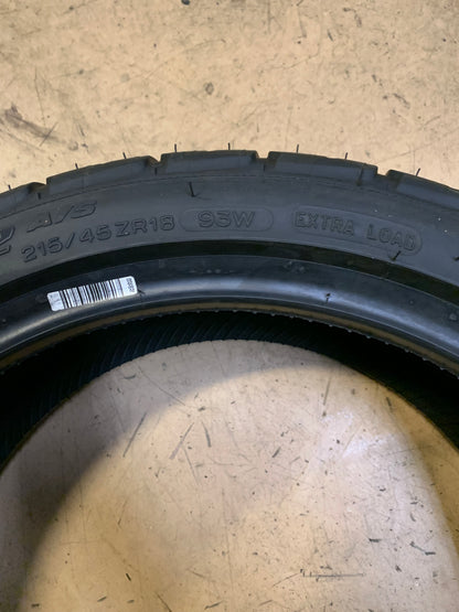BFGOODRICH G-FORCE COMP-2 A/S PLUS P 215 45 18 93W XL UHP TIRE 29567