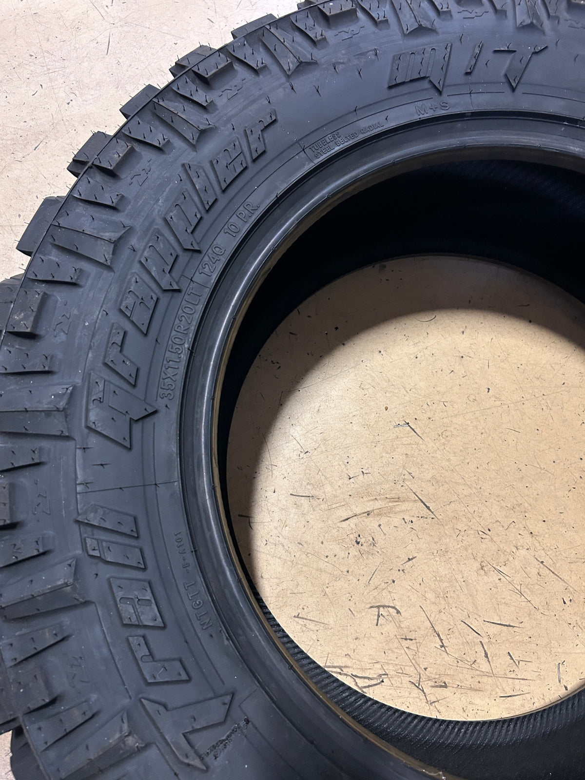 NITTO TRAIL GRAPPLER M/T BSW LT 35 11.5 20 124Q 10PLY MUD TIRE 205540