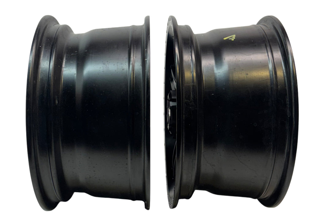 2 TUSK TD671B CASCADE MATTE BLACK WHEELS 4X4.5 14X7 ET30