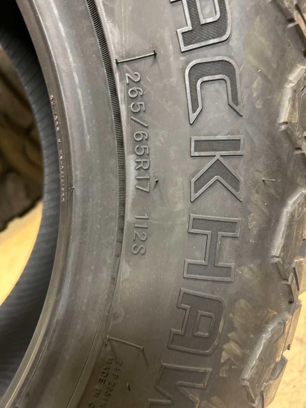BLACKHAWK RIDGECRAWLER A/T BSW P 265 65 17 112S ALL TERRAIN TIRE 4120863