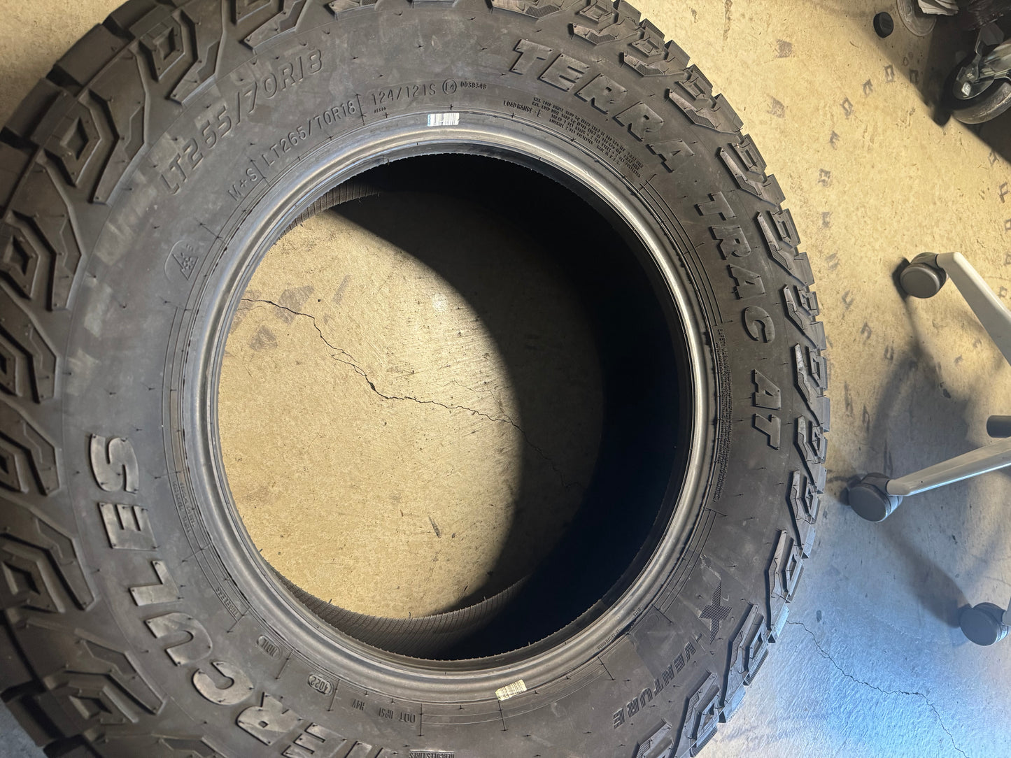 2 HERCULES TERRA TRAC AT X-VENTURE BSW LT 265 70 18 124/121S 10PLY ALL TERRAIN TIRE 02685