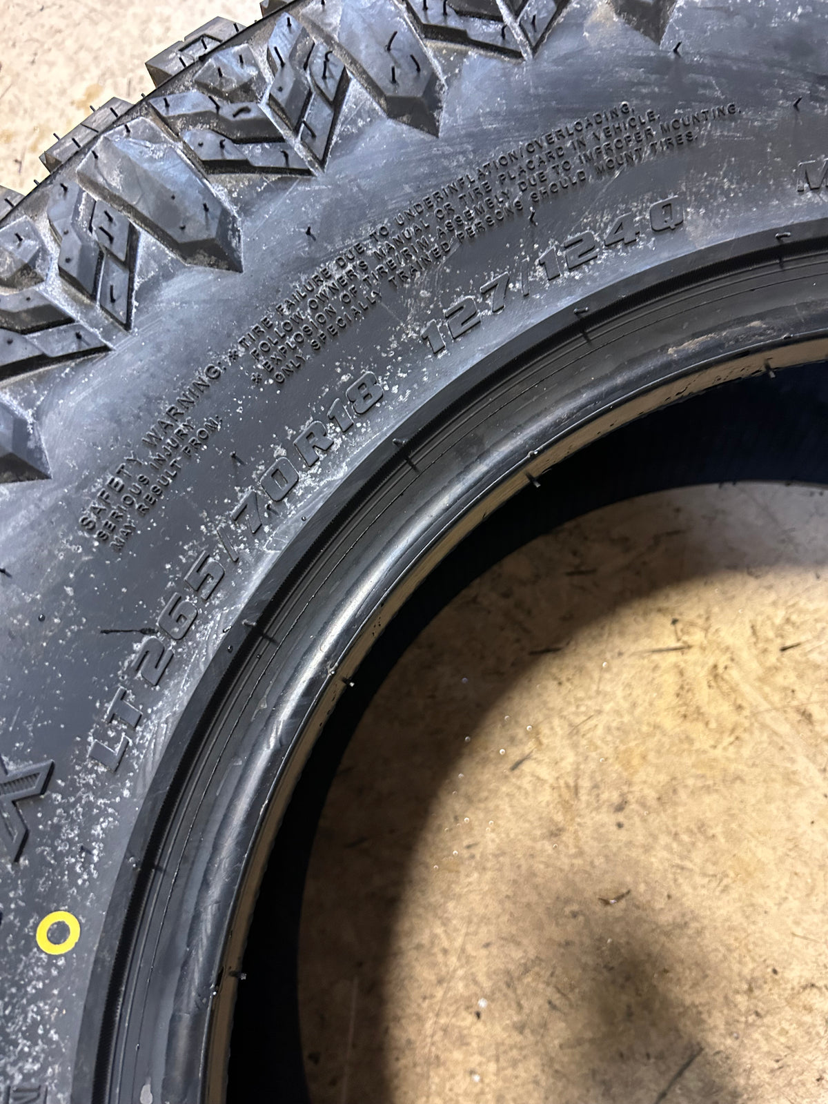 KANATI COMMANDANT ATX LT 265 70 18 127/124Q 12PLY ALL TERRAIN TIRE LCO1826570F