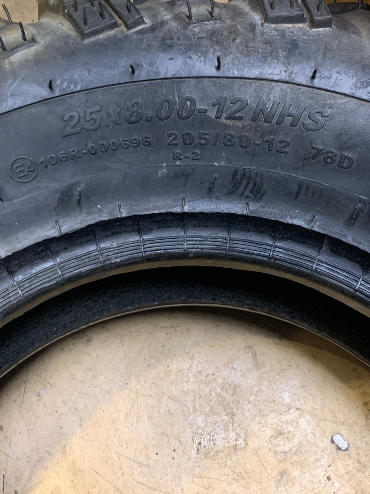 NOS CARLISLE TRAIL PRO BSW AT 25 8 12 78D 4PLY ATV/UTV TIRE 6P0165