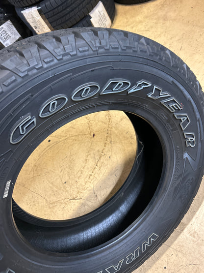 NOS 2 GOODYEAR WRANGLER A/T OWL P 225 65 17 110T SL ALL TERRAIN TIRE 758069571