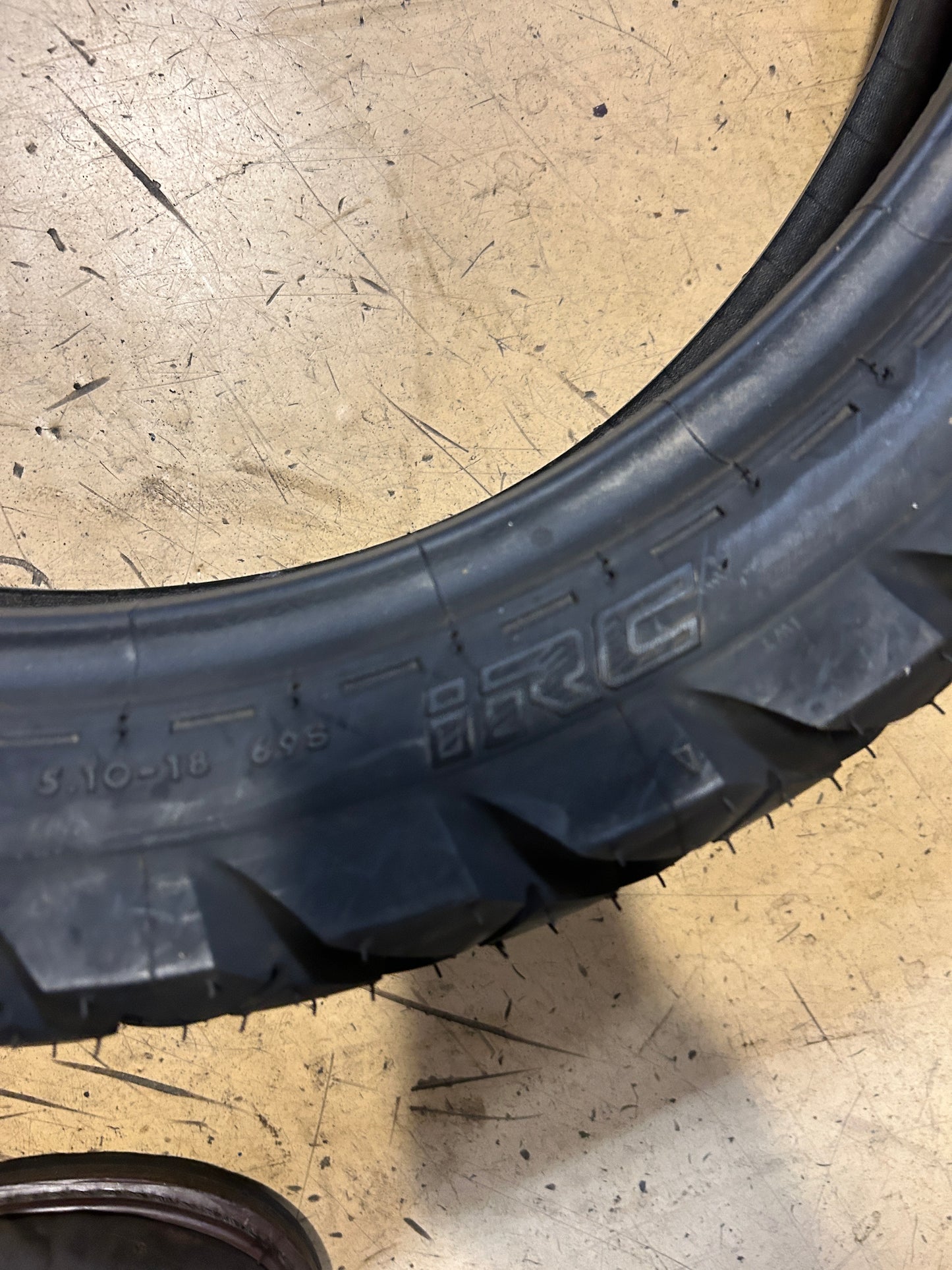 NOS IRC TRAIL WINNER GP-110 BSW  5.10 18 REAR MOTORCYCLE TIRE F02818