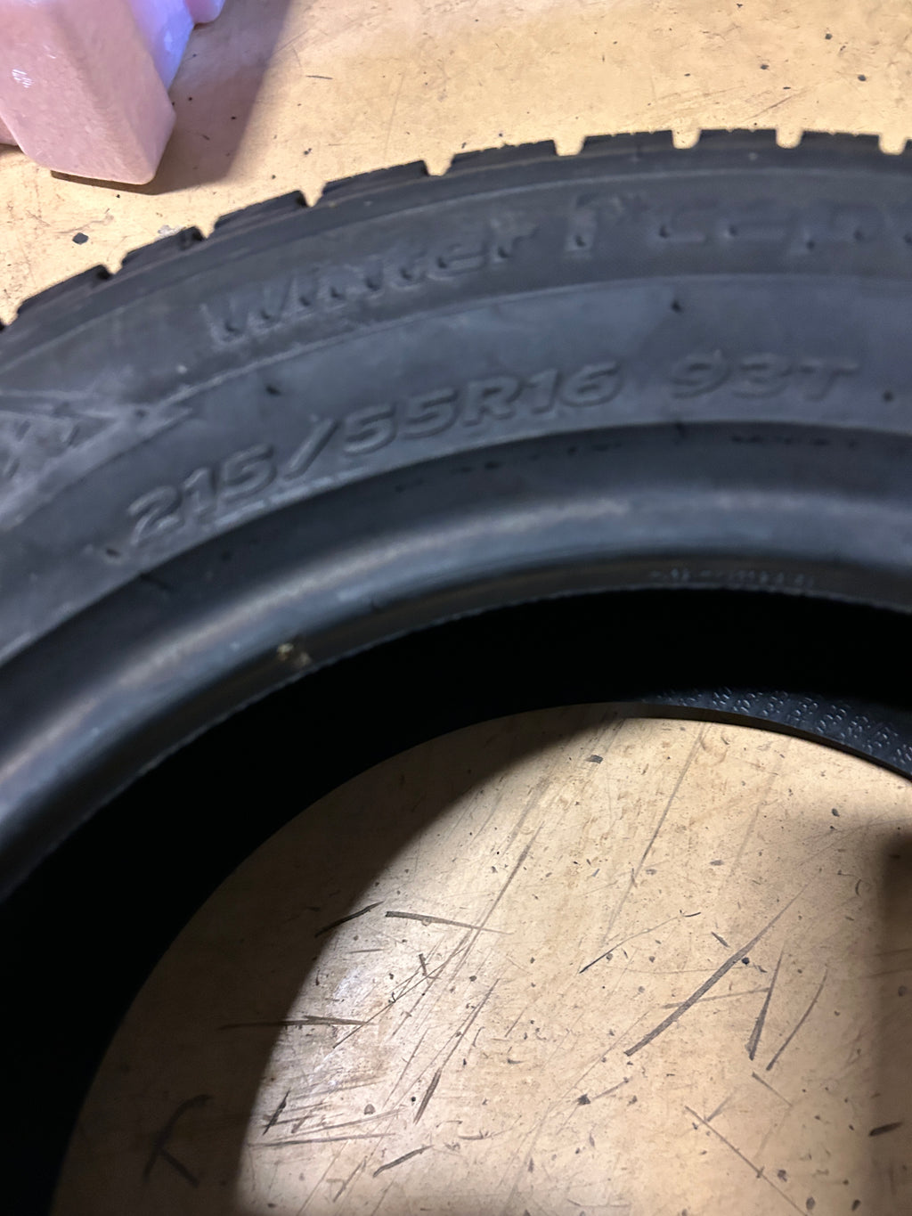 NOS HANKOOK WINTER ICEPT IZ2 BSW P 215 55 16 93T WINTER TIRE 1020345