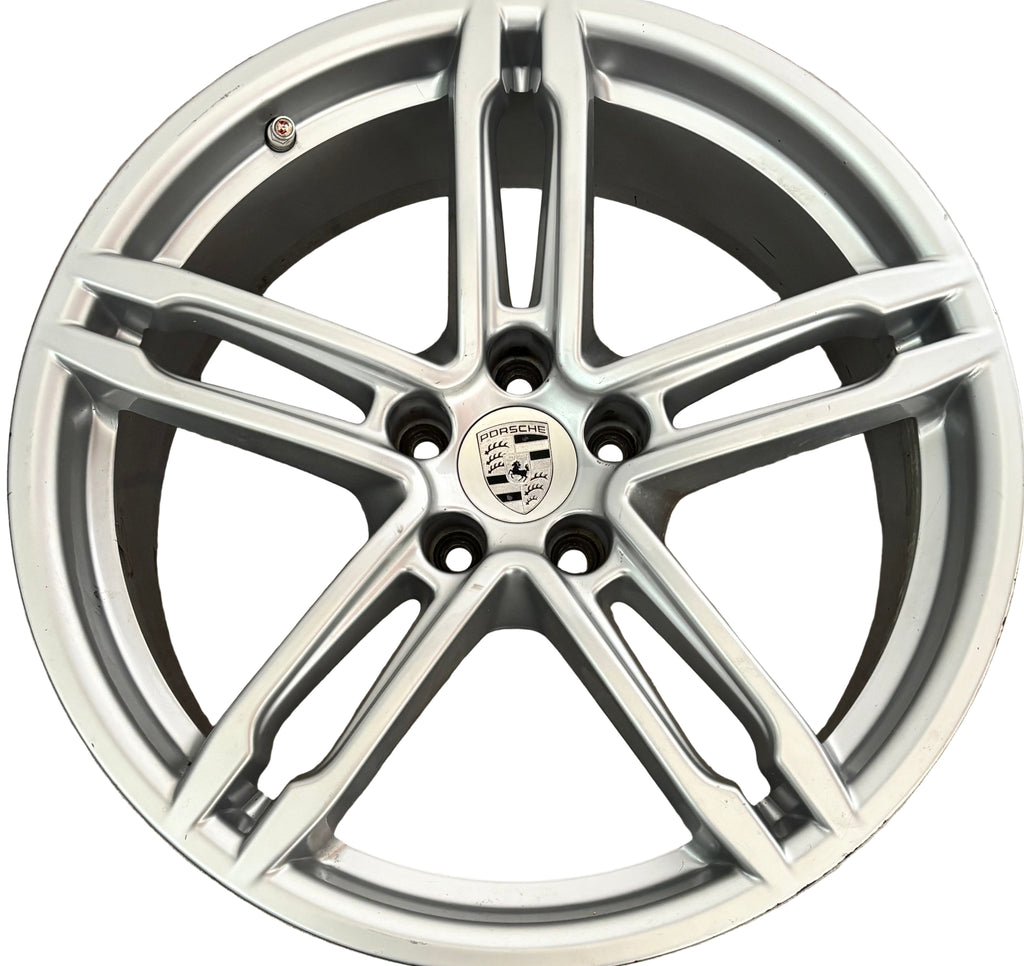 4 GENUINE PORSCHE MACAN 15-19 9X19 8X19 SILVER WHEEL SET 95B601025BN 95B601025BM