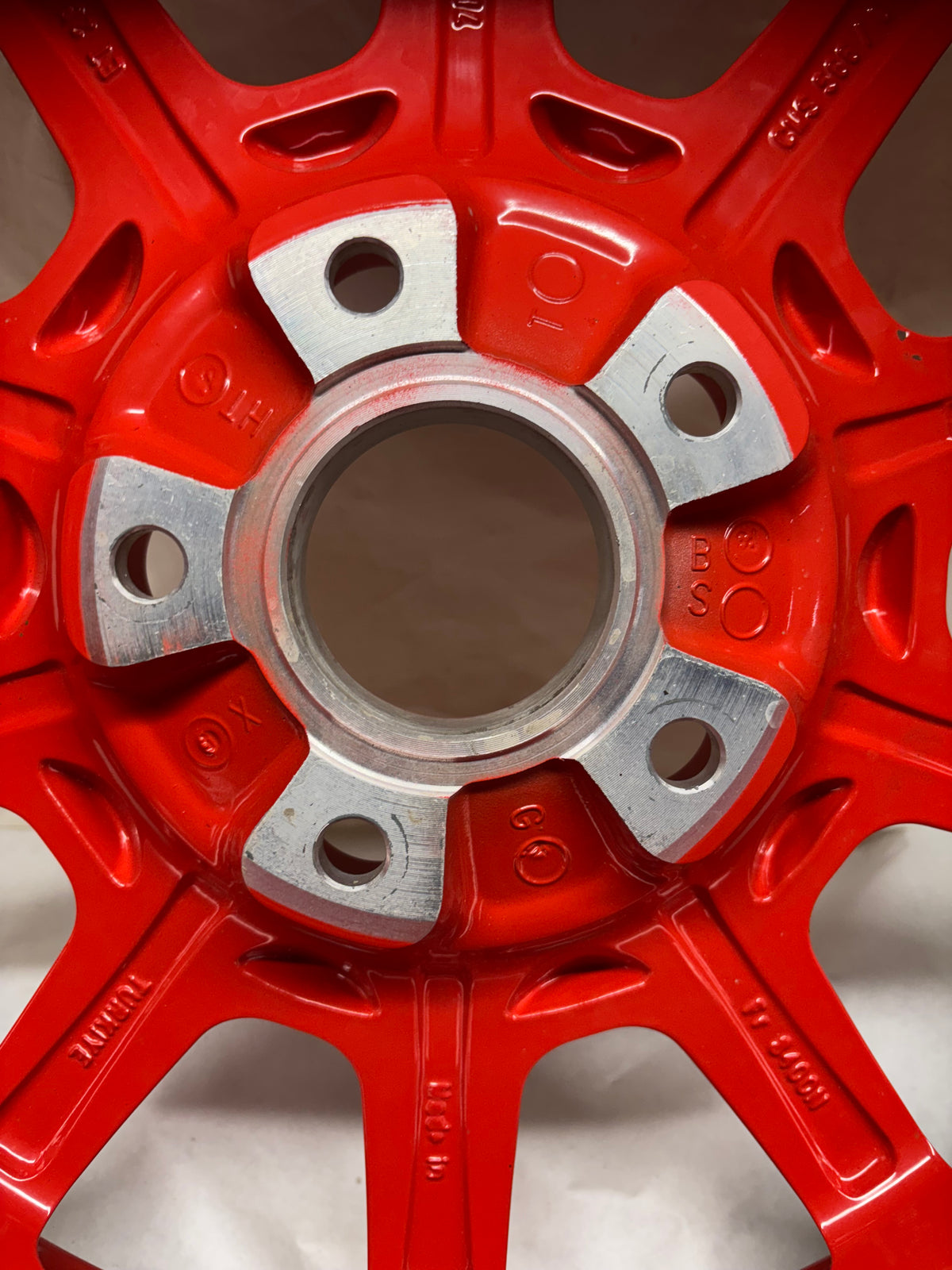 PORSCHE CAYENNE 11-18 SPARE WHEEL 18X6.5 ET28 5X130 TIRE 195/75R18 106P RED 7P0 601 027 A
