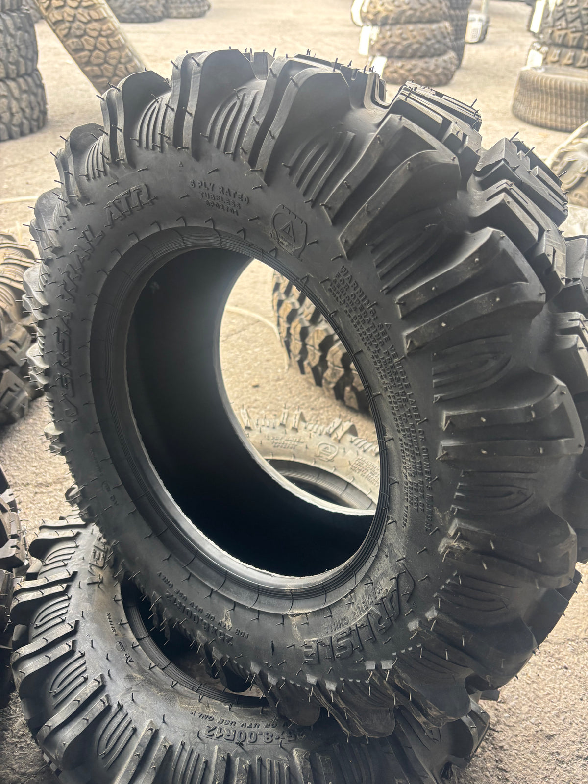 NOS CARLISLE VERSA TRAIL ATR BSW  25 8 12 6PLY ATV/UTV TIRE 6P02701