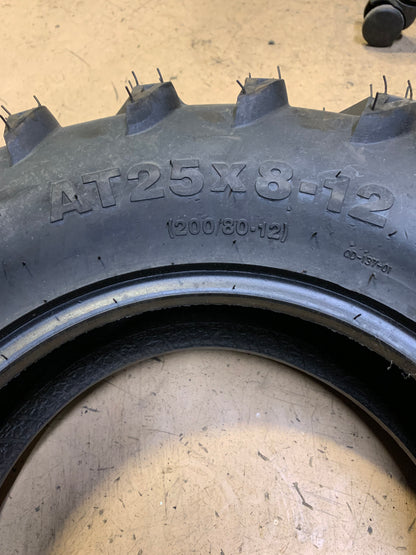 QIND QD137 BSW AT 25 8 12 60L 6PLY ATV/UTV TIRE N149771199