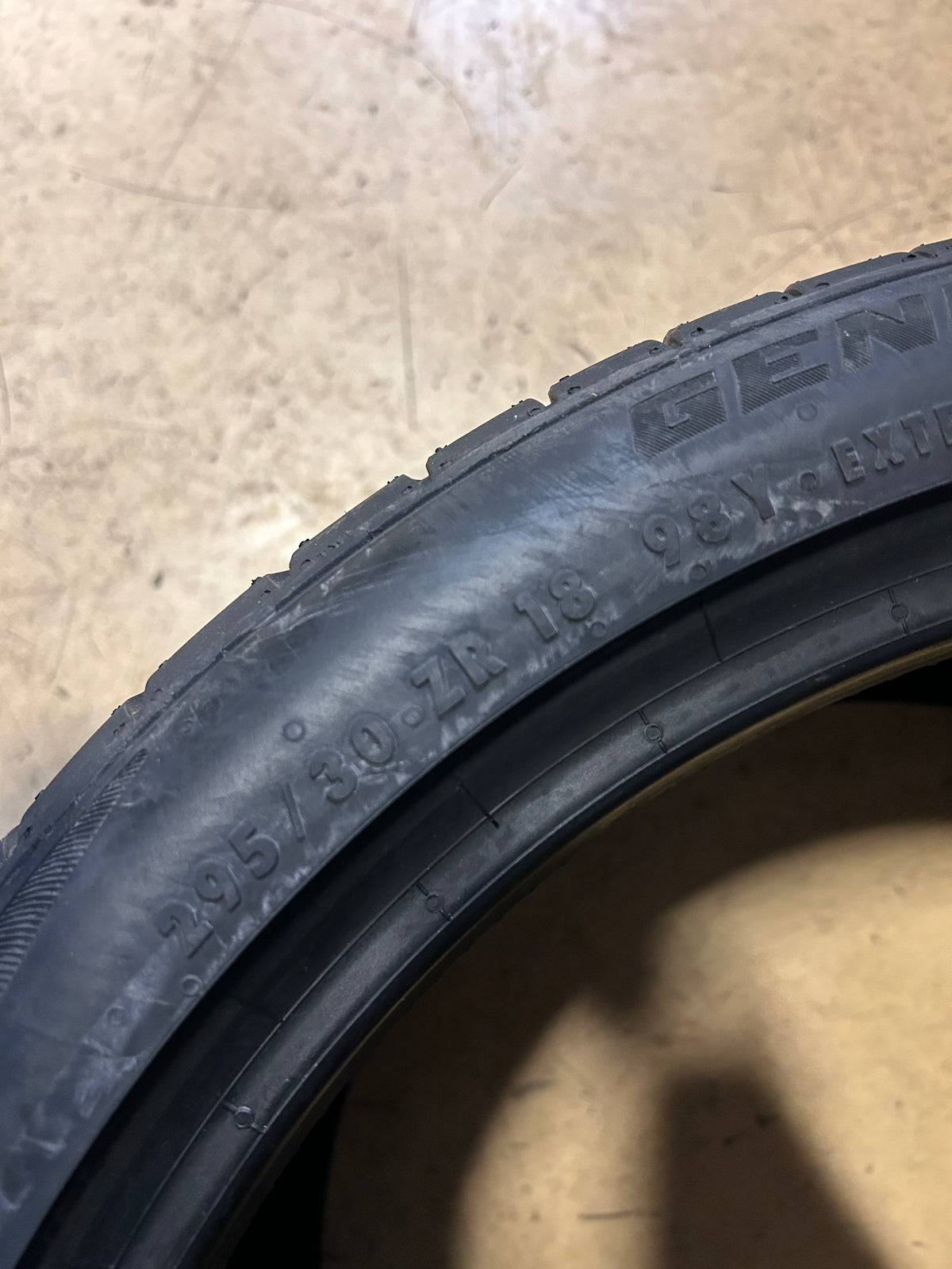 GENERAL G-MAX RS BSW P 295 30 18 98Y XL UHP TIRE 15492930000