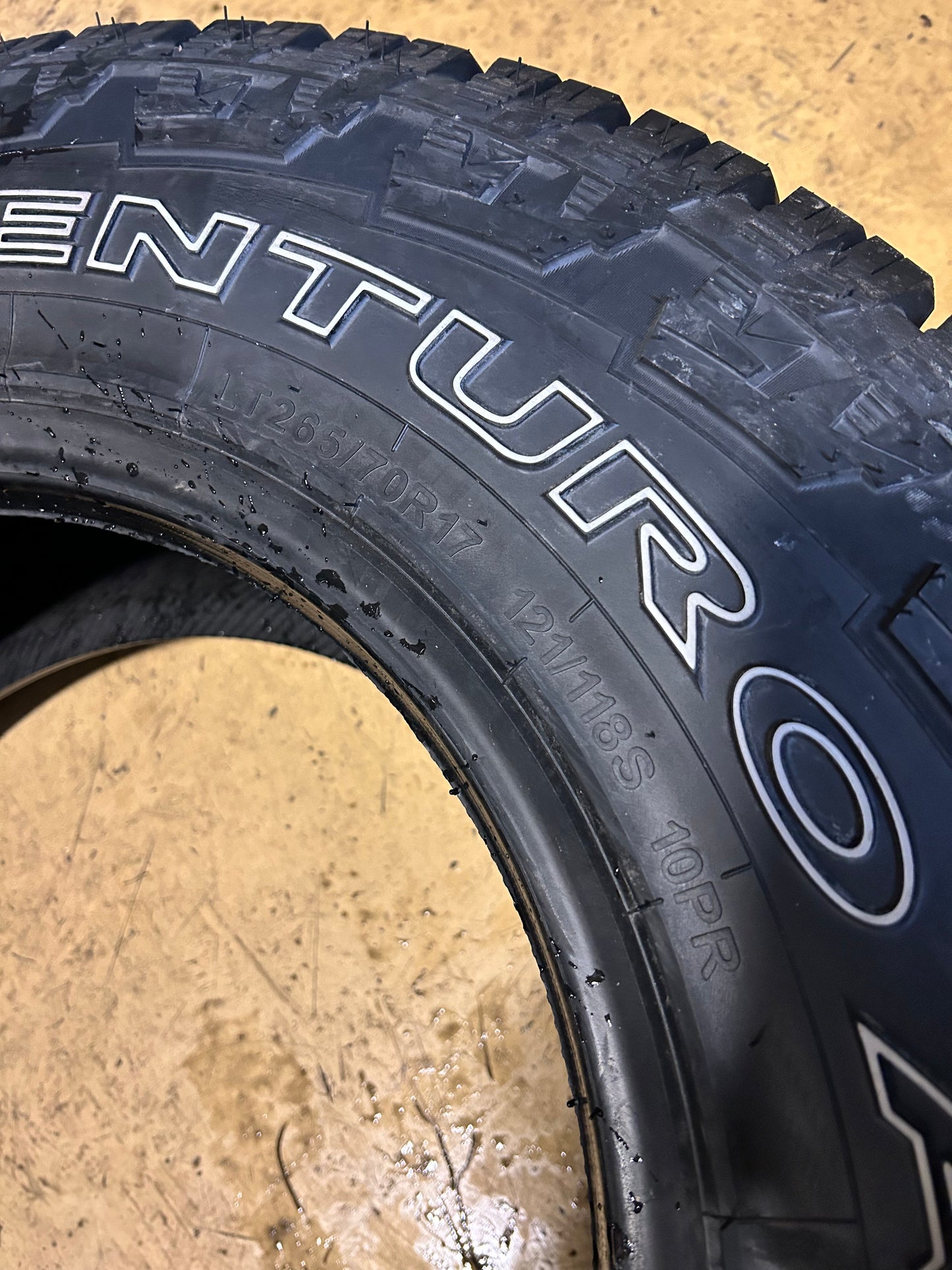 GT RADIAL ADVENTURO ATX LT OWL 265 70 17 121/118S 10PLY ALL TERRAIN TIRE 100UA3707