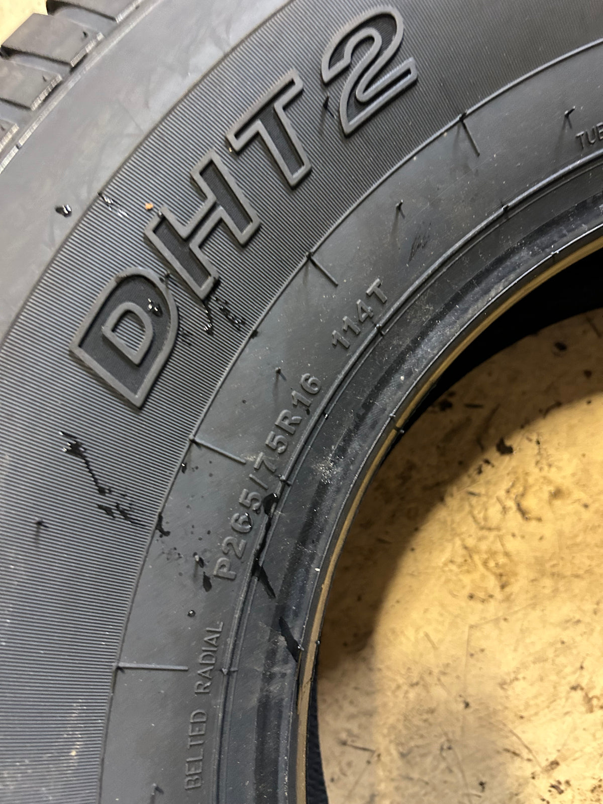 2 DEXTERO DHT2 BSW P 265 75 16 114T ALL SEASON TIRE 100UAY519