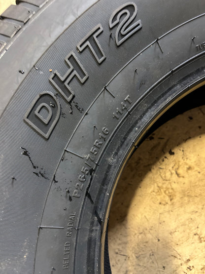 2 DEXTERO DHT2 BSW P 265 75 16 114T ALL SEASON TIRE 100UAY519