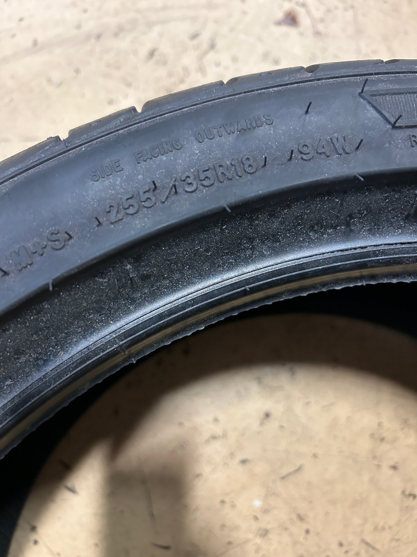 GOODYEAR EAGLE SPORT ALL-SEASON BSW P 255 35 18 94W TIRE 109080366