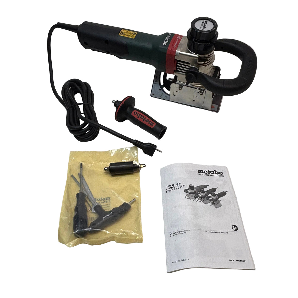 METABO PORTABLE BEVELING MACHINE 10MM SIZE KFM 15-10 F