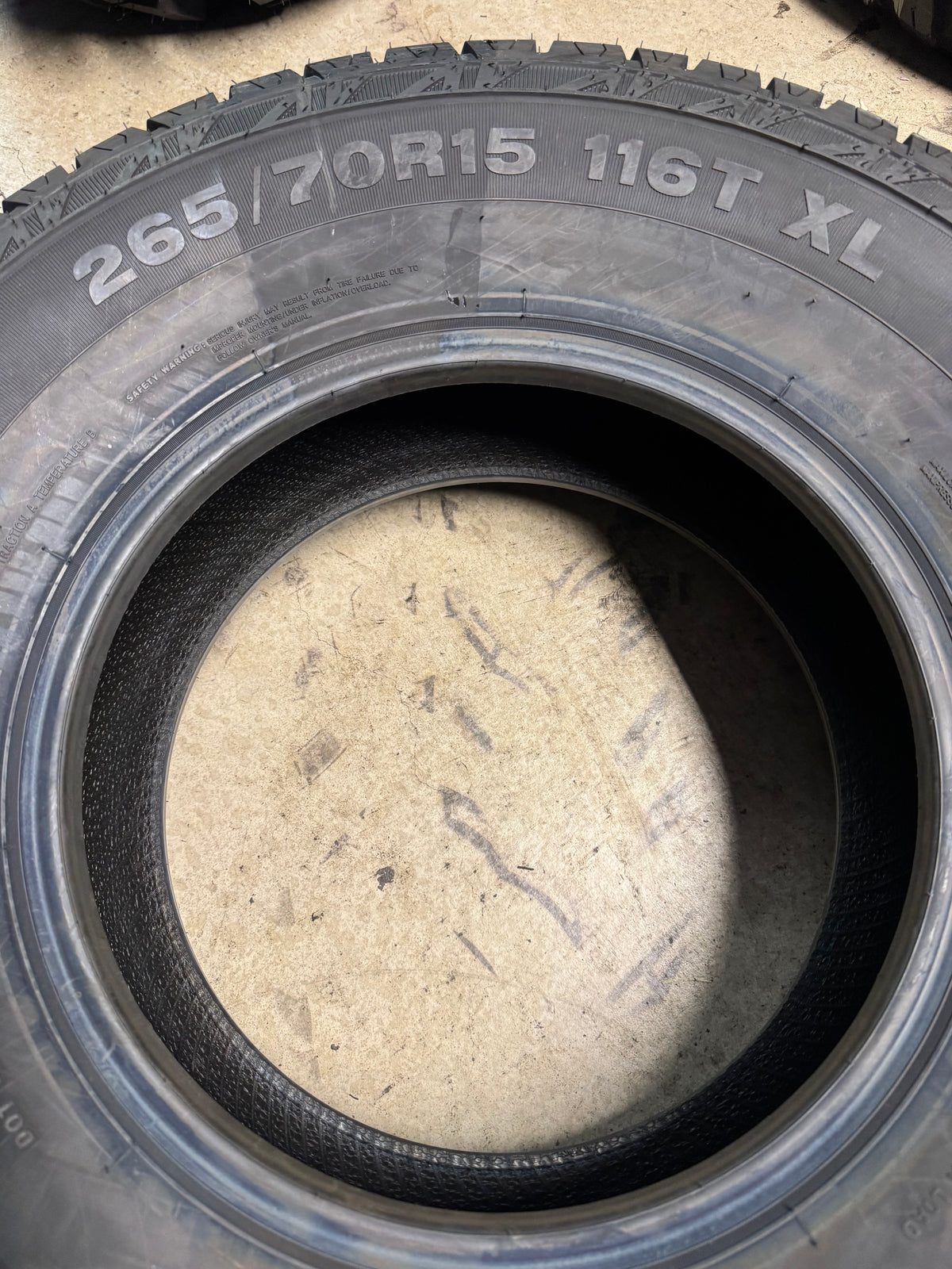 2 ARMSTRONG TRU-TRAC AT BSW P 265 70 15 116T XL ALL TERRAIN TIRE 1200056566