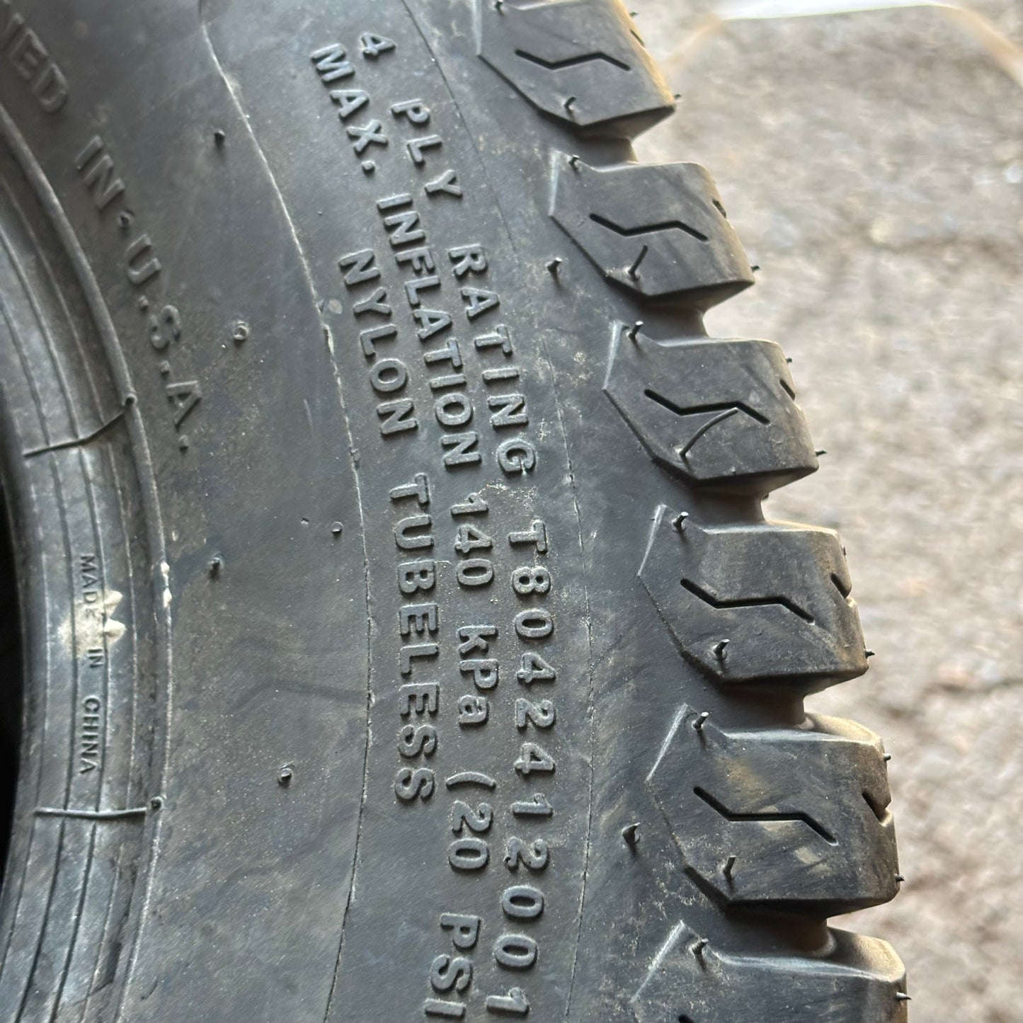 OTR GRASS MASTER BSW  24 12 12 4PLY LAWN  TIRE T80424120012