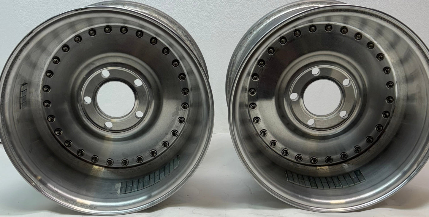 2 CENTER LINE AUTO DRAG 005 BRUSHED WHEELS 15X8.5 5X120.65 ET3 005P-58561+03