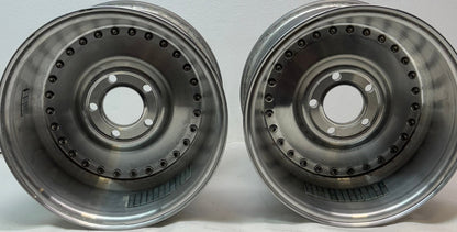 2 CENTER LINE AUTO DRAG 005 BRUSHED WHEELS 15X8.5 5X120.65 ET3 005P-58561+03