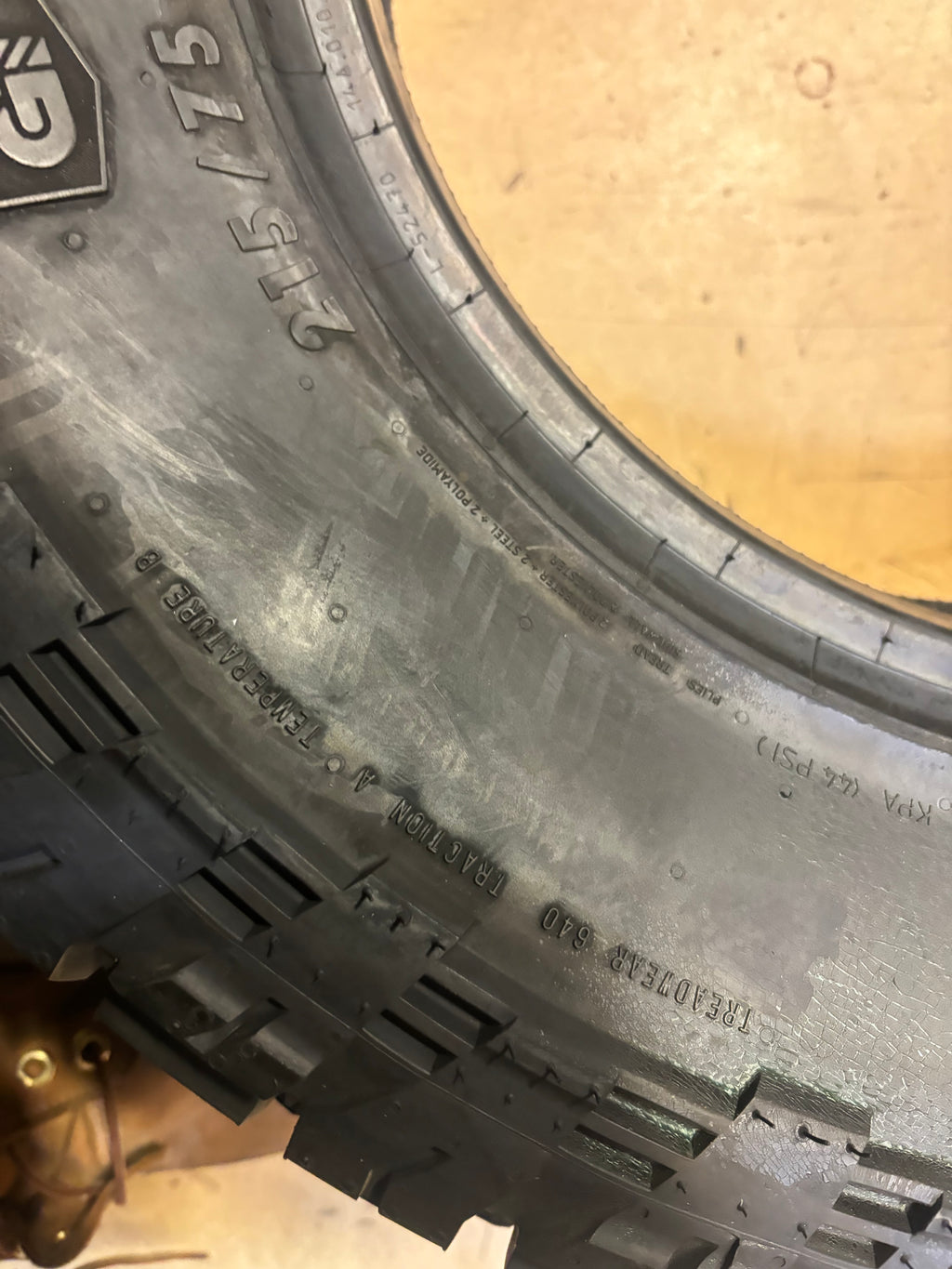GENERAL GRABBER A/T X RWL P 215 75 15 100T SL ALL TERRAIN TIRE 04503850000
