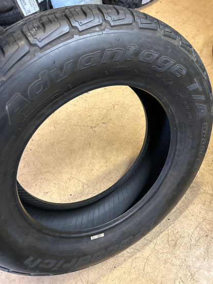 NOS BFGOODRICH ADVANTAGE T/A SPORT BSW LT 225 65 17 102H ALL SEASON TIRE 21562