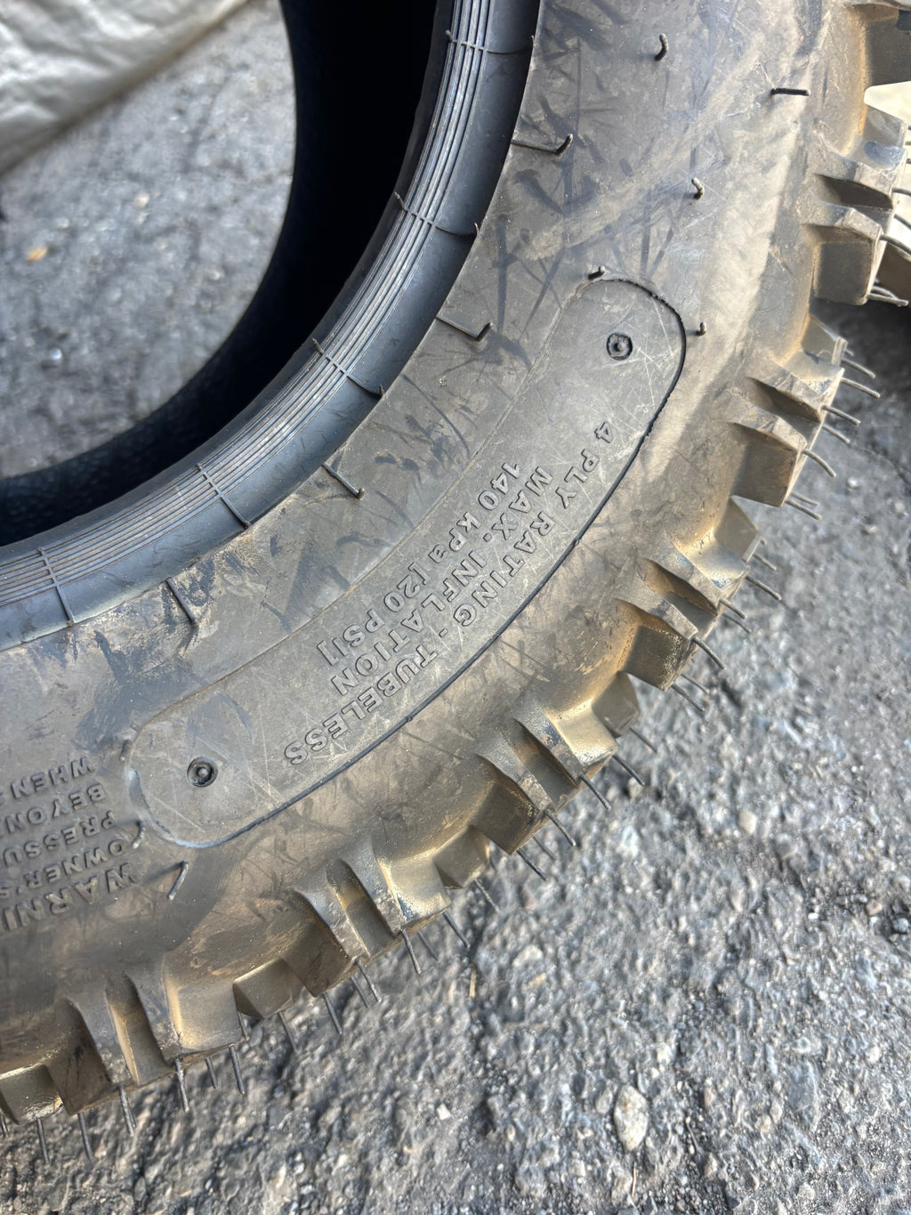 CARLISLE ALL TRAIL BSW AT 25 10.5 12 78F ATV TIRE 511508
