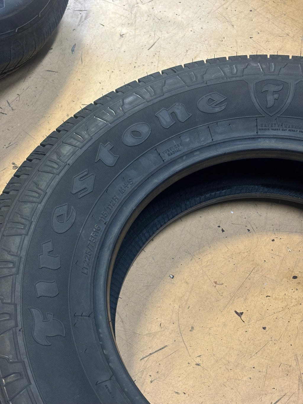 FIRESTONE TRANSFORCE HT2 BSW LT 225 75 16 115/112R LRE 10 PLY HIGHWAY TERRAIN TIRE 002760