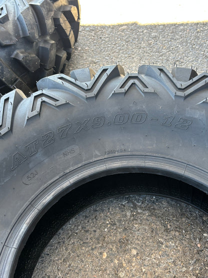 WANDA P350 BSW P 27 9 12 52J 6PLY ATV/UTV TIRE 10379