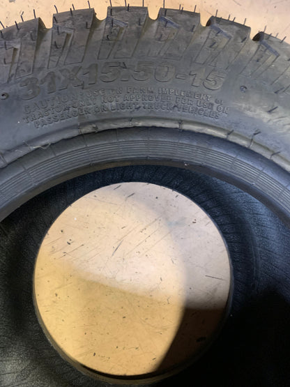 NOS CARLISLE TURF PRO R-3 BSW AT 31 15.5 15 8 PLY ATV/UTV TIRE 560589