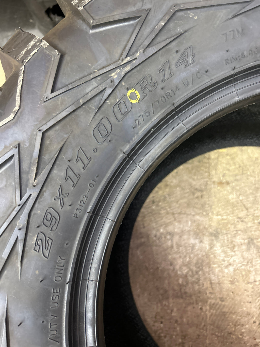 TUSK  MEGABITE BSW  29 11 14 77M 8PLY ATV/UTV TIRE 2032710176