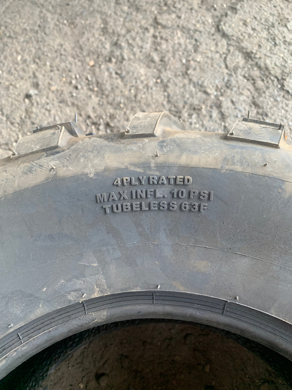 CARLSTAR AT489 BSW  25 10 12 63F 4PLY ATV/UTV TIRE 589335
