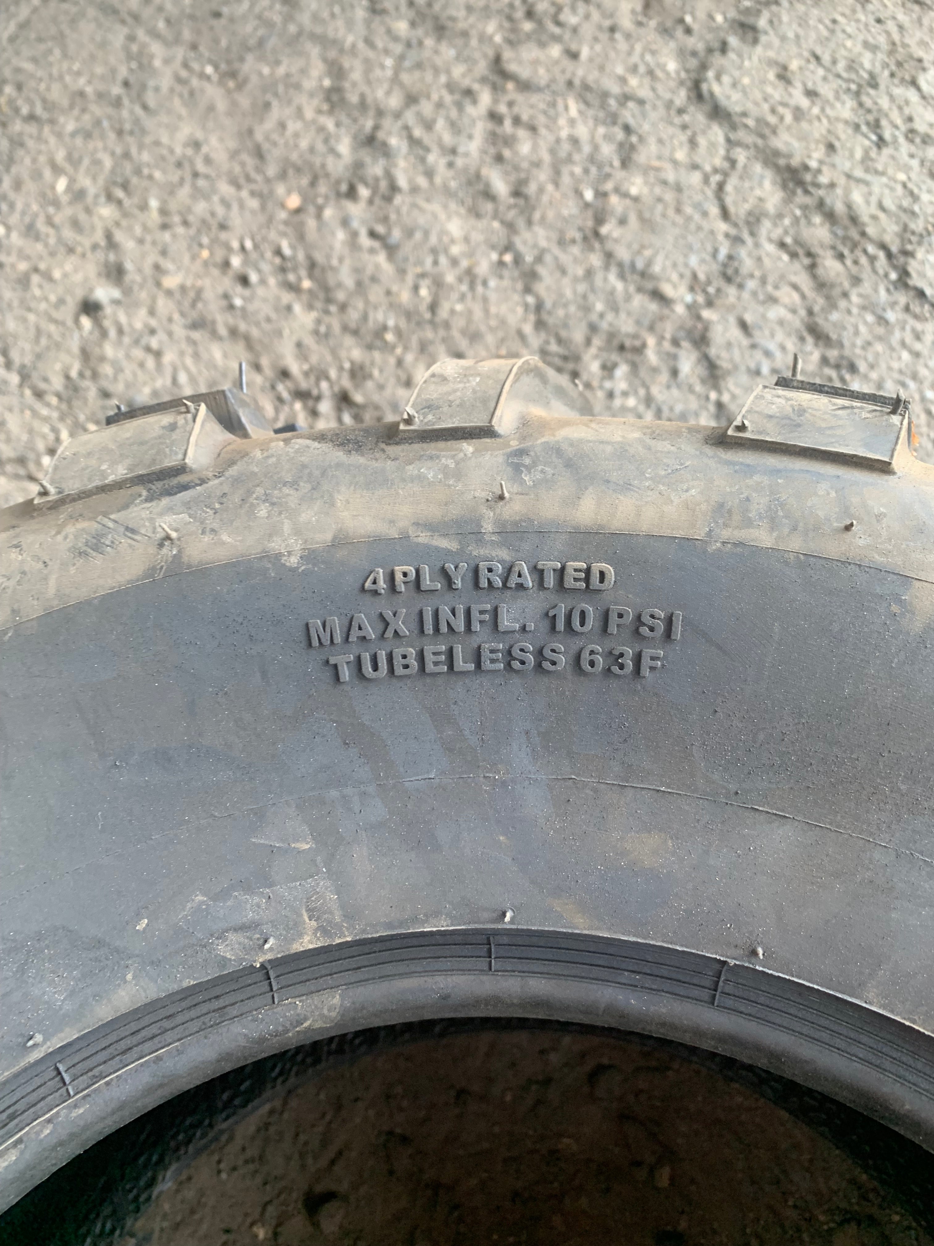 CARLSTAR AT489 BSW  25 10 12 63F 4PLY ATV/UTV TIRE 589335