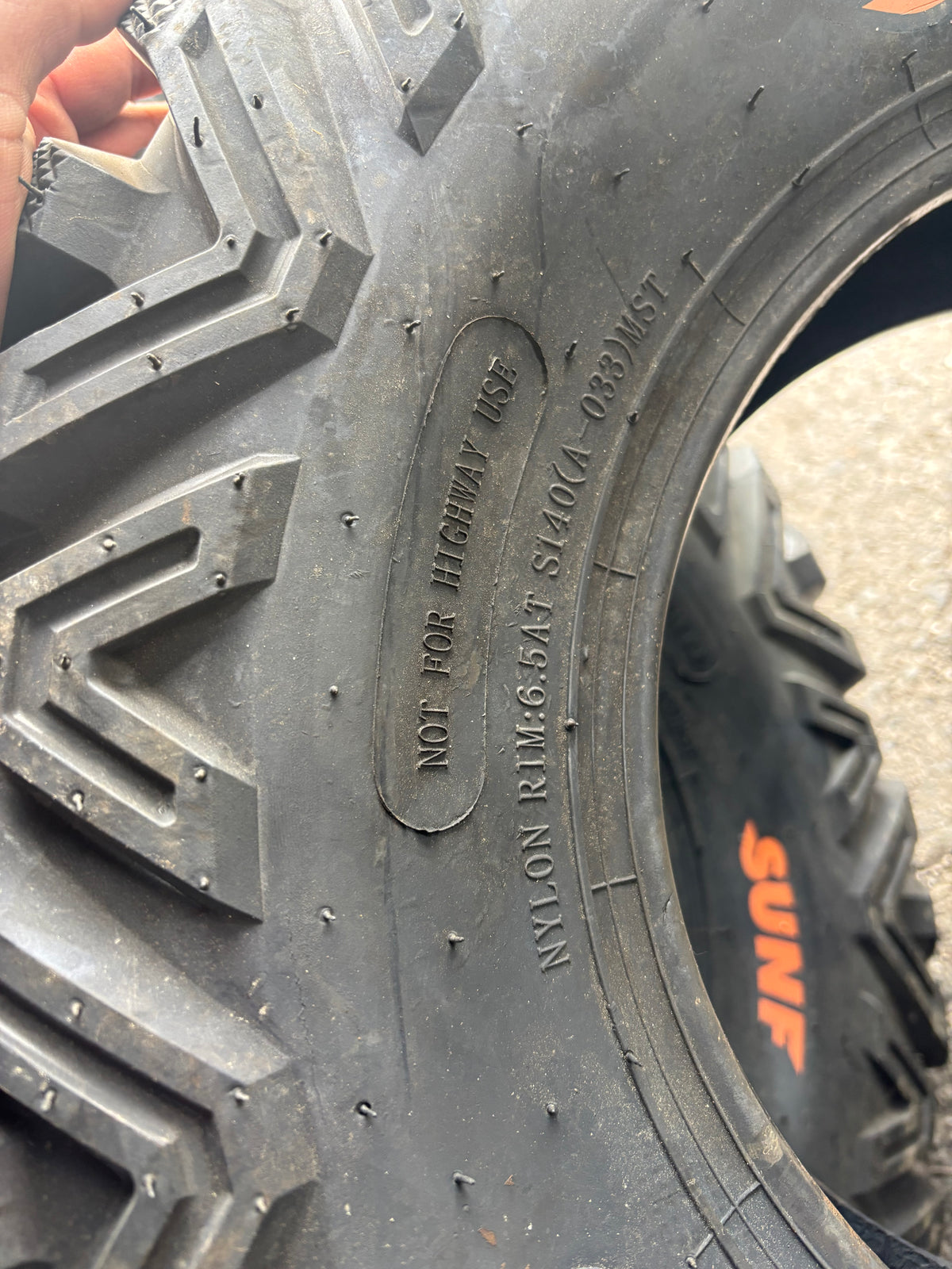 SUNF A033 BSW AT 26 8 12 65J 6PLY ATV TIRE 260812