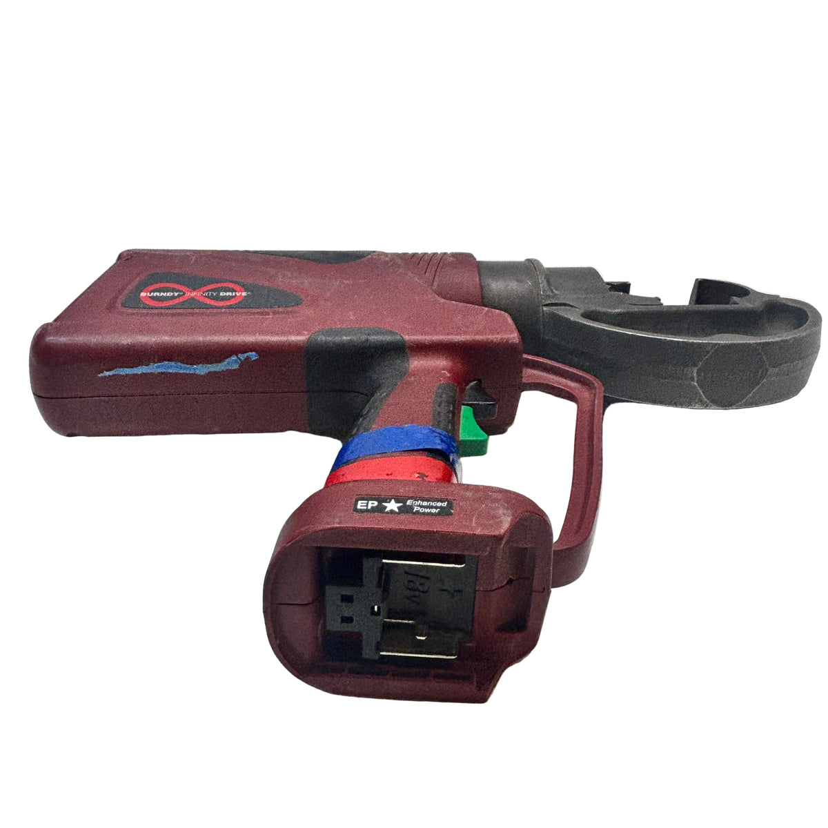 USED BURNDY PAT750 HYDRAULIC SELF-CONTAINED 12-TON CRIMPING TOOL (TOOL ONLY)