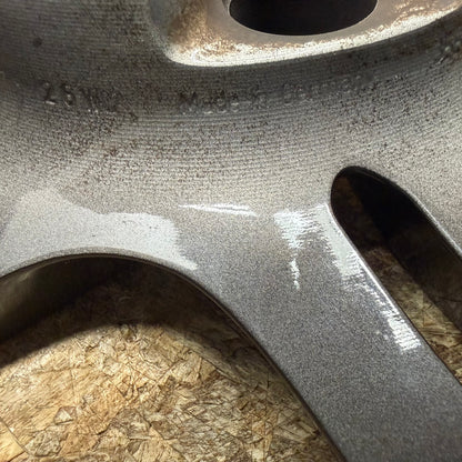 USED PORSCHE 997 TURBO 19X8.5 ET56 5X130 GUNMETAL GRAY MACHINED FACE 997 352 156 05