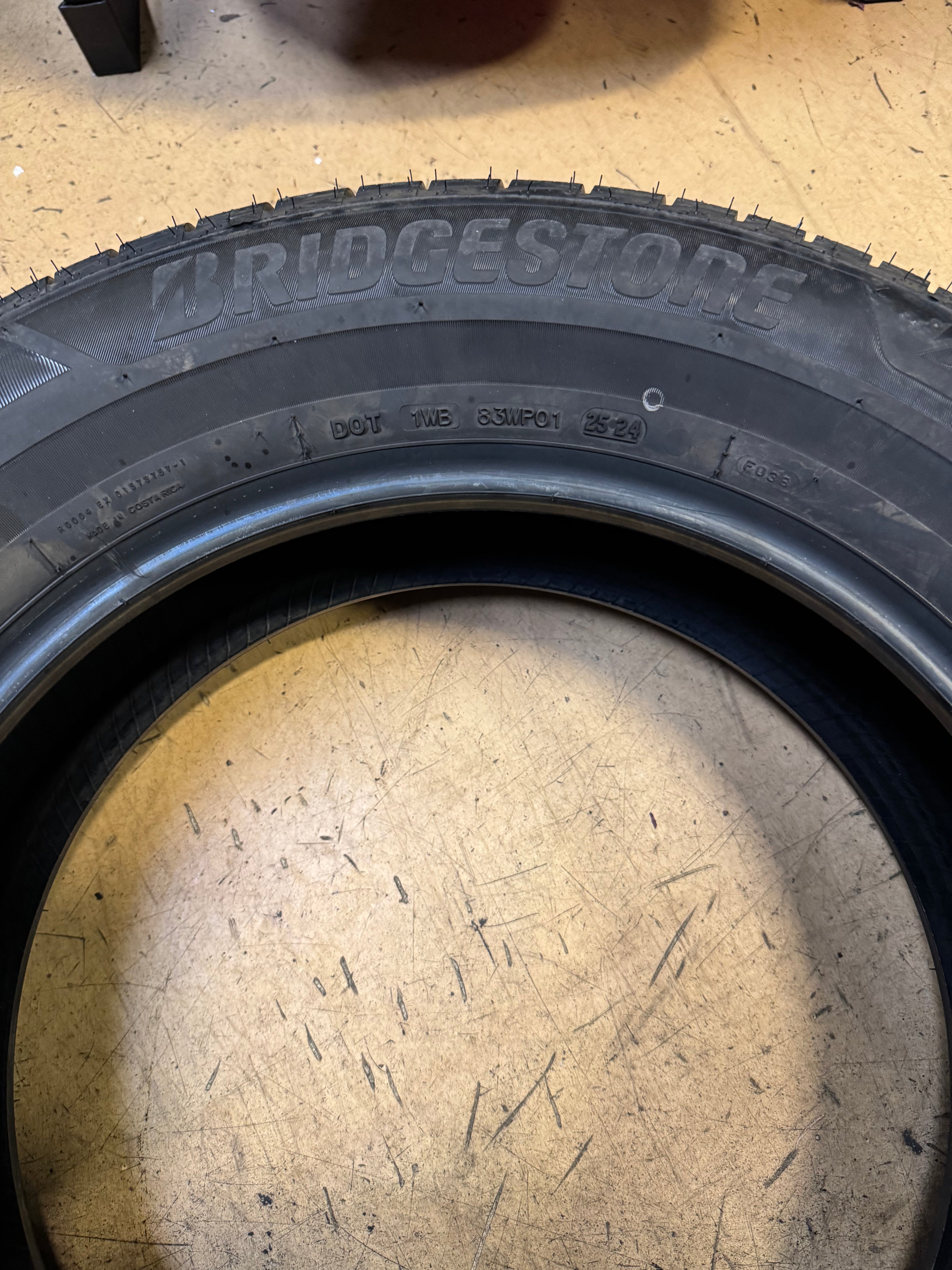 BRIDGESTONE WEATHERPEAK BSW P 245 60 18 105H ALL WEATHER TIRE 009659