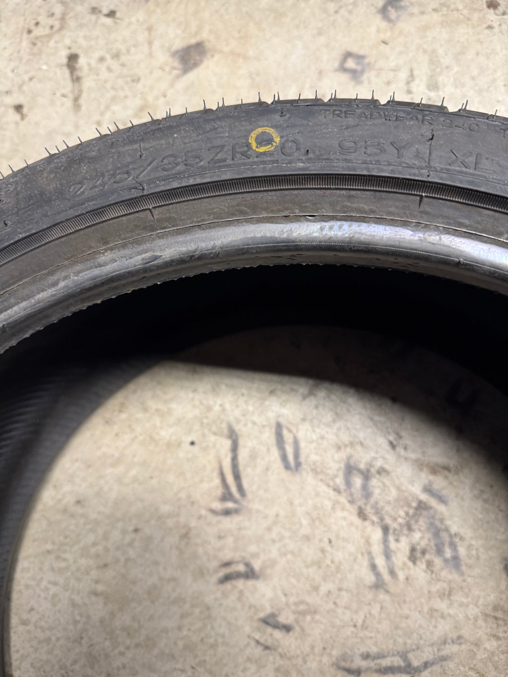 NOS NANKANG NOBLE SPORT NS-20 BSW P 245 35 20 95Y XL UHP ALL SEASON TIRE 24060005