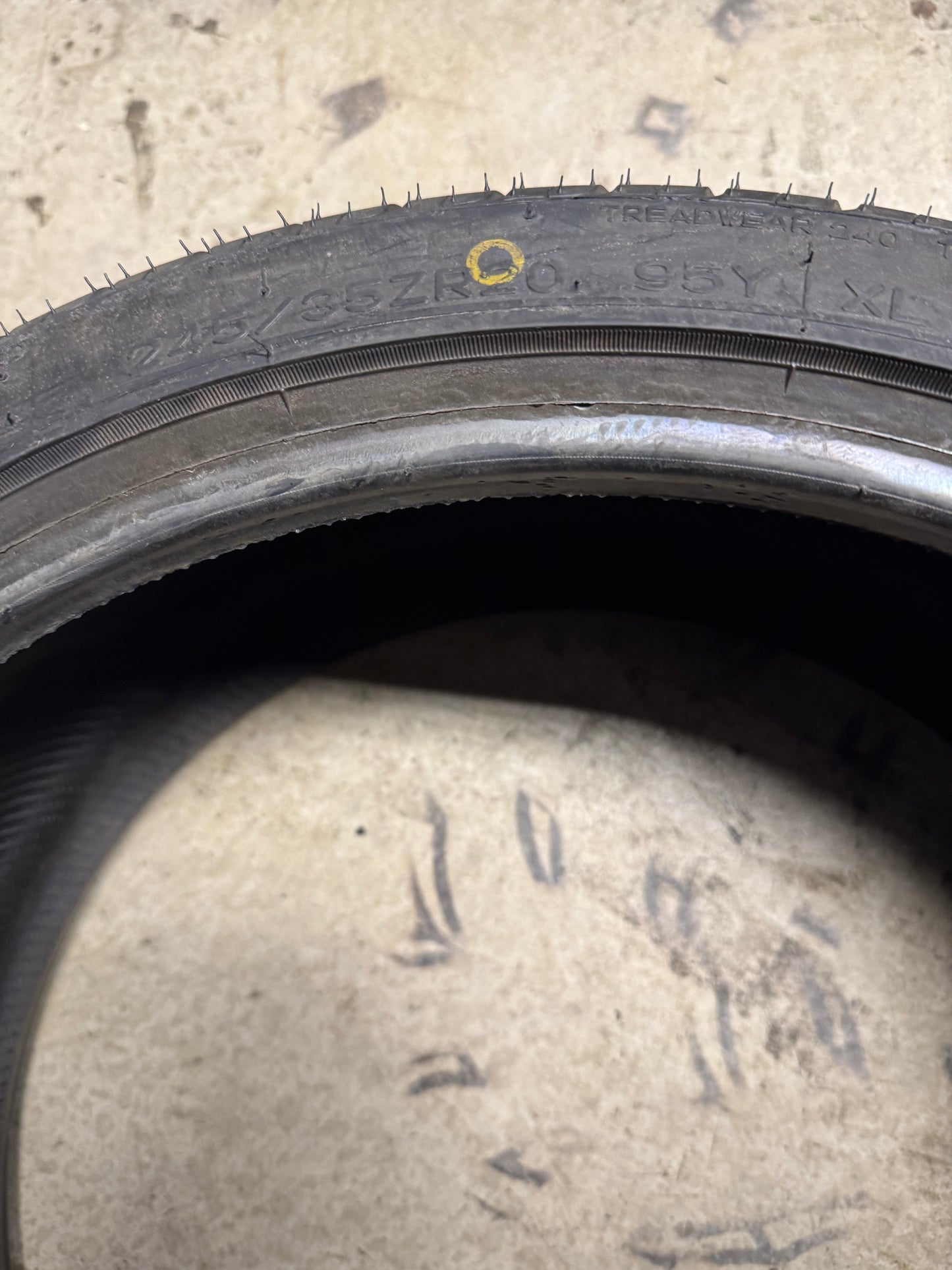 NOS NANKANG NOBLE SPORT NS-20 BSW P 245 35 20 95Y XL UHP ALL SEASON TIRE 24060005