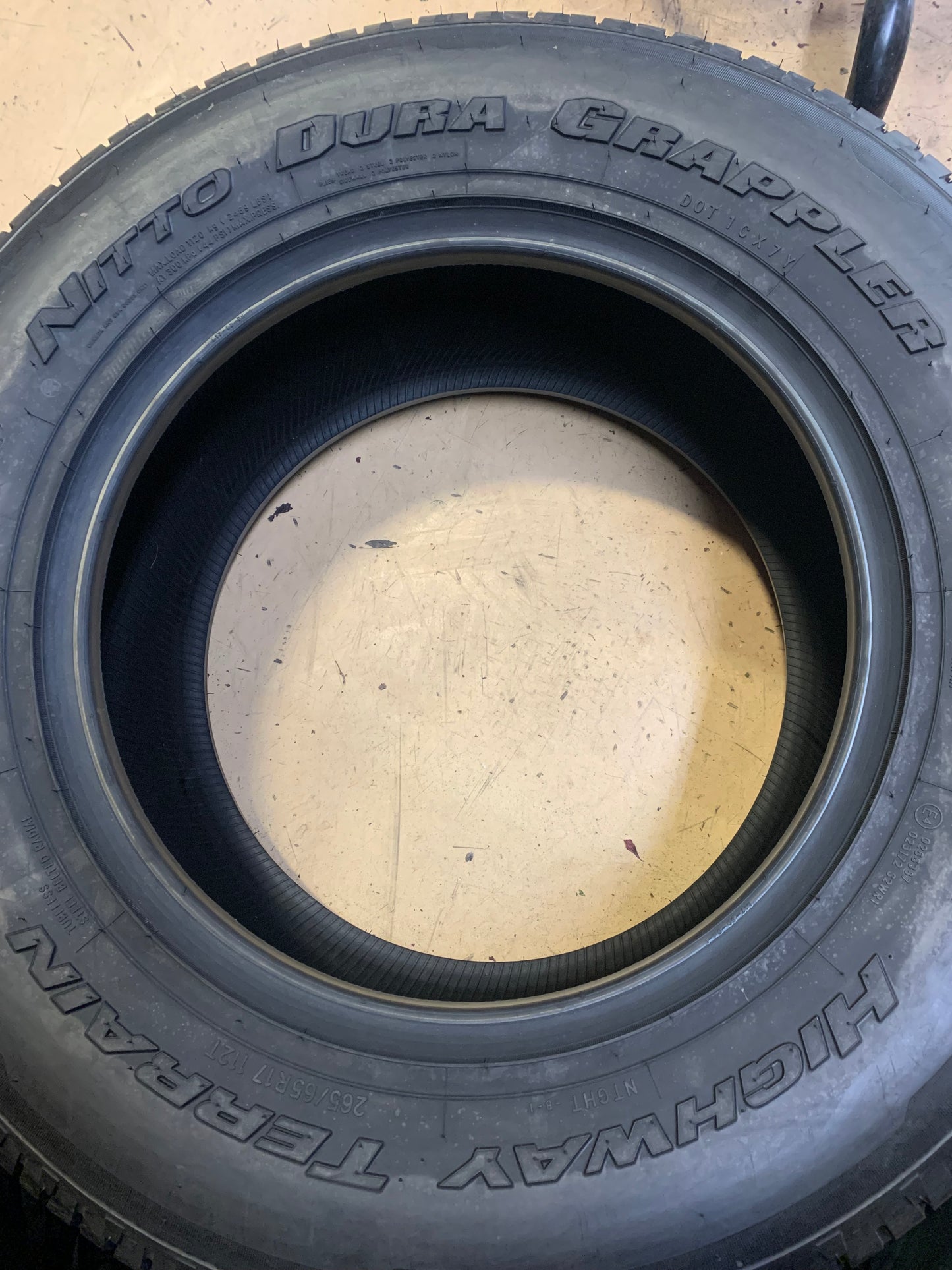 NITTO DURA GRAPPLER BSW P 265 65 17 112T HIGHWAY TERRAIN TIRE 205175