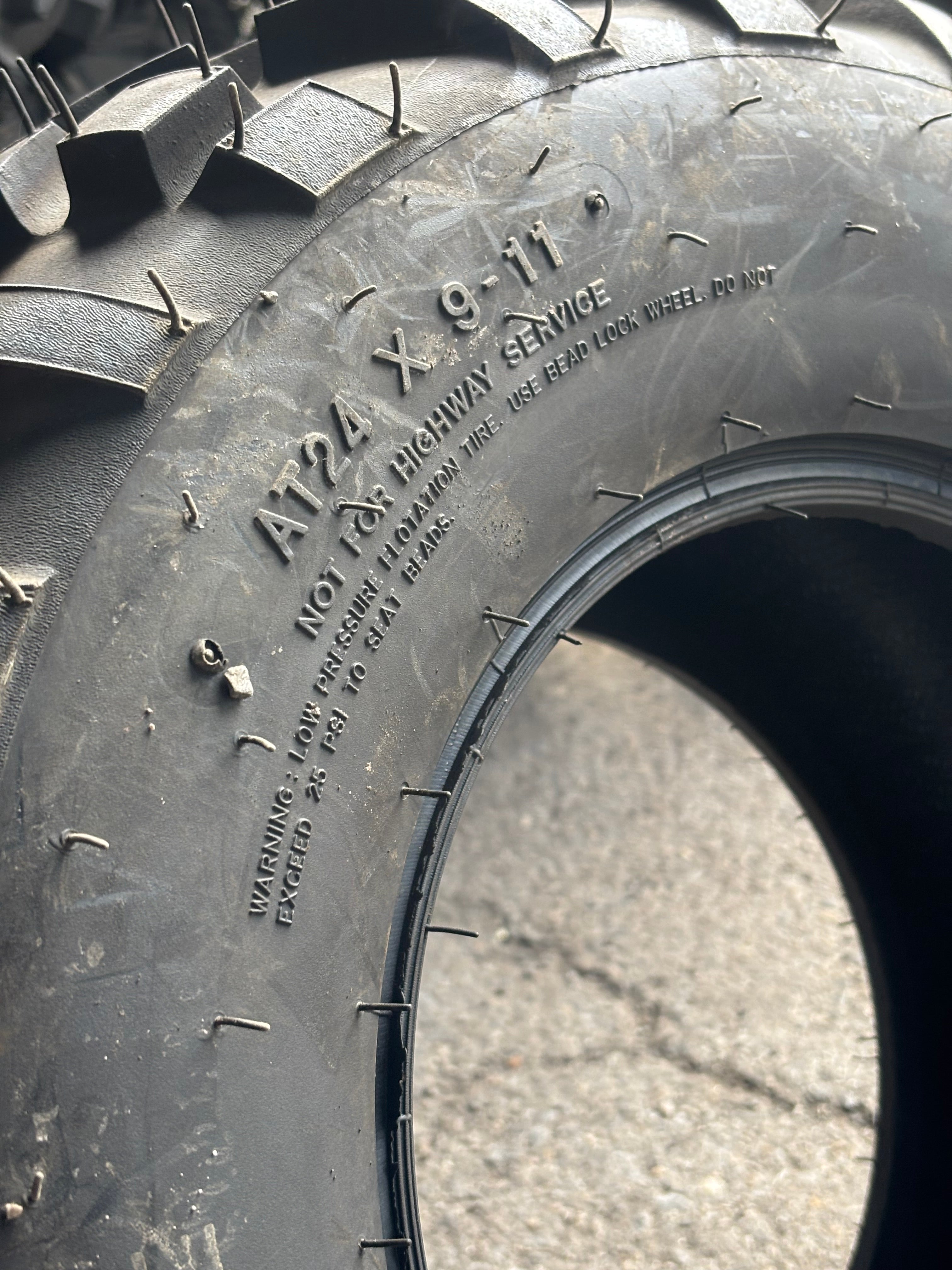 CARLISLE AT489 BSW AT 24 9 11 ATV/UTV TIRE 5893A9