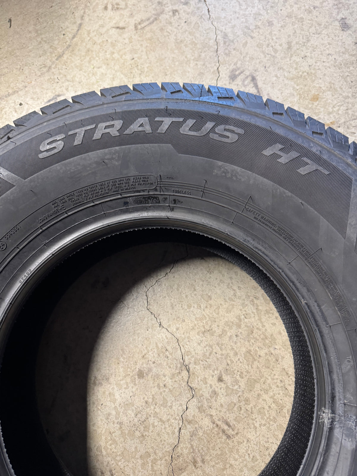 NOS MASTERCRAFT STRATUS HT BSW LT 265 75 16 123/120R 10PLY TIRE 175075002