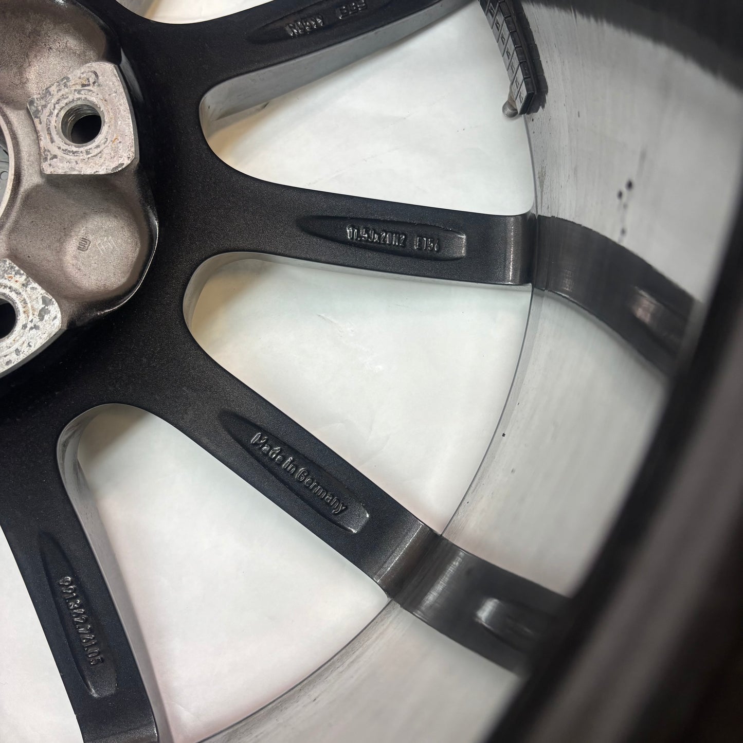 GENUINE PORSCHE 991 II C4 4S 4 S STAGGERED SET OF WHEELS R: 20X11 ET56 F: 20X8.5 ET49