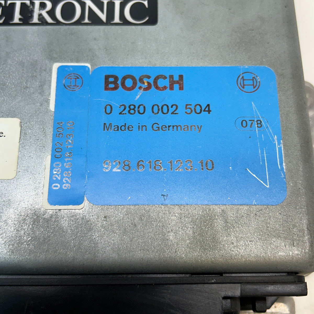 JETRONIC PORSCHE 928 S4 LH ECU DME BOSCH 0 280 002 504  92861812310